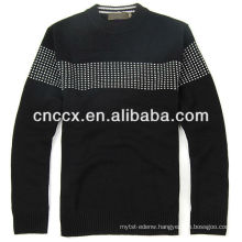 13STC5595 latest design fashion crewneck sweaters for men cheap